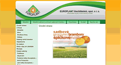 Desktop Screenshot of europlant.cz