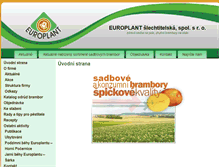 Tablet Screenshot of europlant.cz